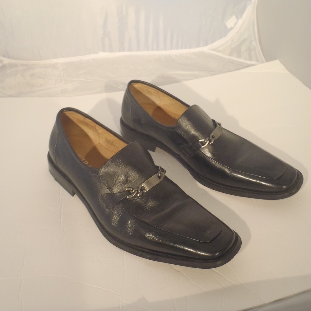 Giraldi Derek Mens Black Slip-On Loafer 12M